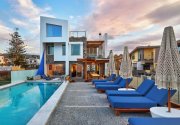 Kokkini Hani Kreta, Kokkini Hani: Exklusives Strandanwesen mit Panoramablick auf Meer und Sonnenuntergang zu verkaufen Haus kaufen